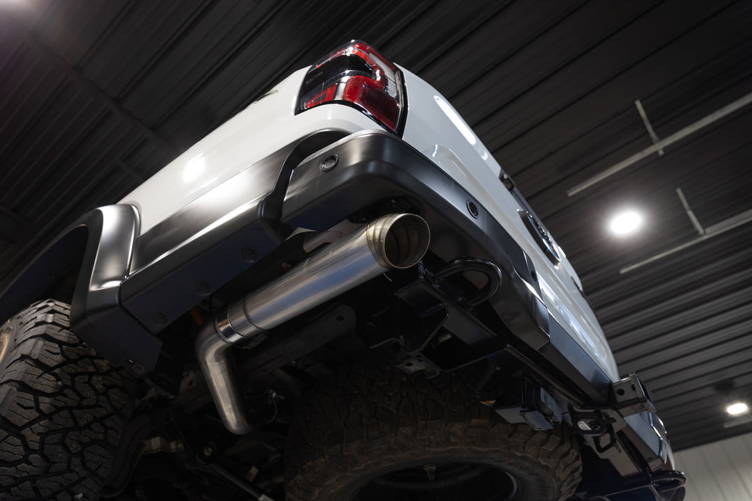 MBRP 24-Up Ford Ranger Raptor 3.0L EcoBoost, Armor Pro 3" Axle-Back Dual Rear Turn-Down S5270304