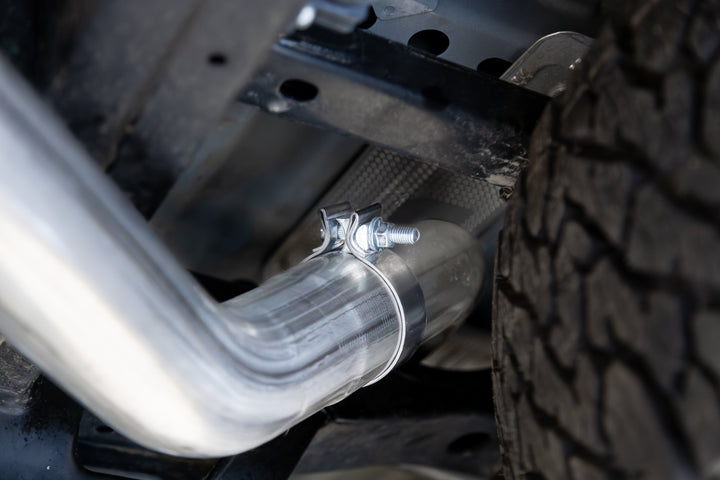 MBRP 24-Up Ford Ranger Raptor 3.0L EcoBoost, Armor BLK 3" Axle-Back Dual Rear Turn-Down S5270BLK