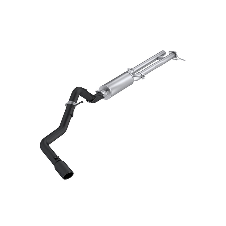 MBRP 2024-Up Ford Ranger 2.7L, Armor BLK 2.5" Cat-Back 3" Single Side Rear Exit S5272BLK