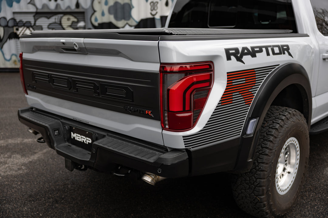 MBRP 22-Up Ford F-150 Raptor 3.5L and Raptor R 5.2L Armor Pro 3" Axle-Back Dual Split Rear Turn Down S5278304