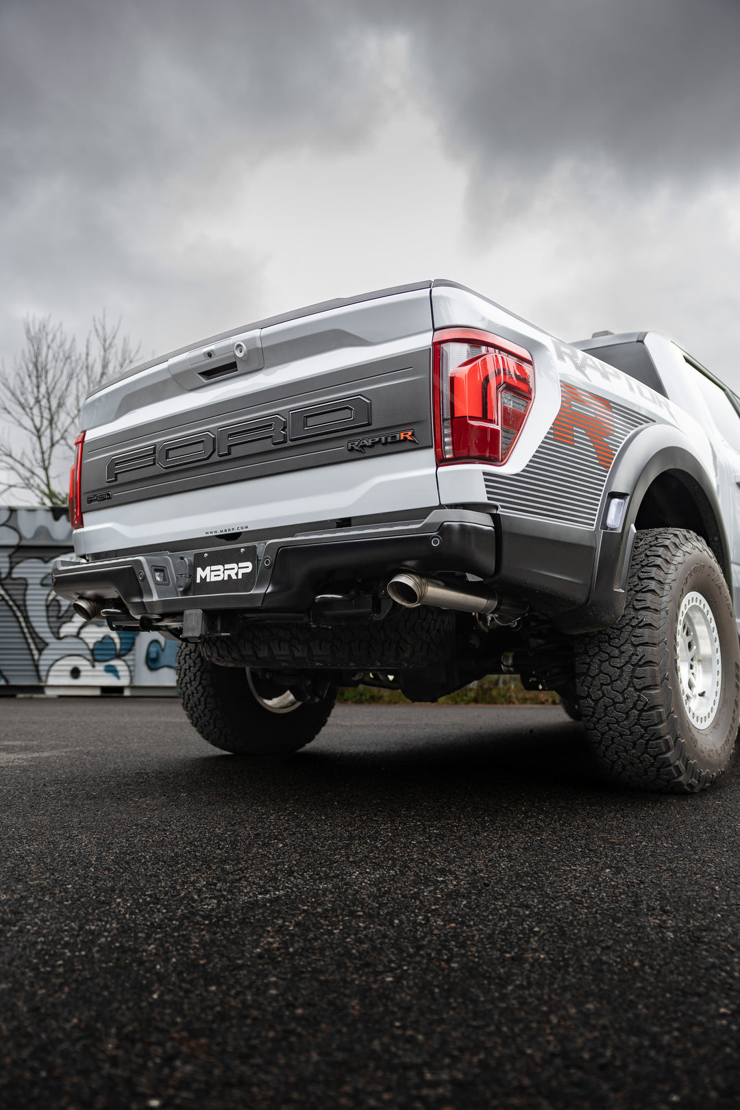 MBRP 22-Up Ford F-150 Raptor 3.5L and Raptor R 5.2L Armor Pro 3" Axle-Back Dual Split Rear Turn Down S5278304