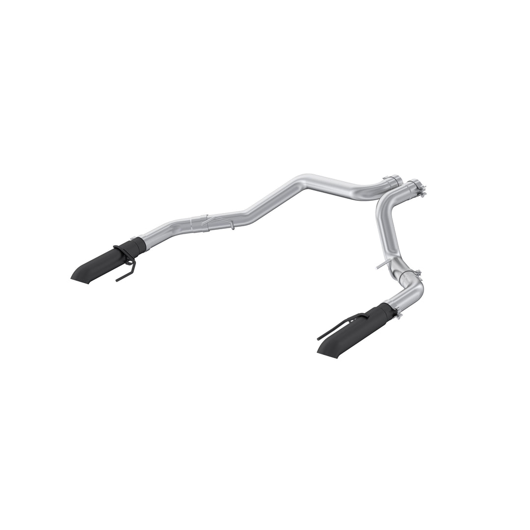 MBRP 22-Up Ford F-150 Raptor 3.5L and Raptor R 5.2L Armor BLK 3" Axle-Back Dual Split Rear Turn Down S5278BLK