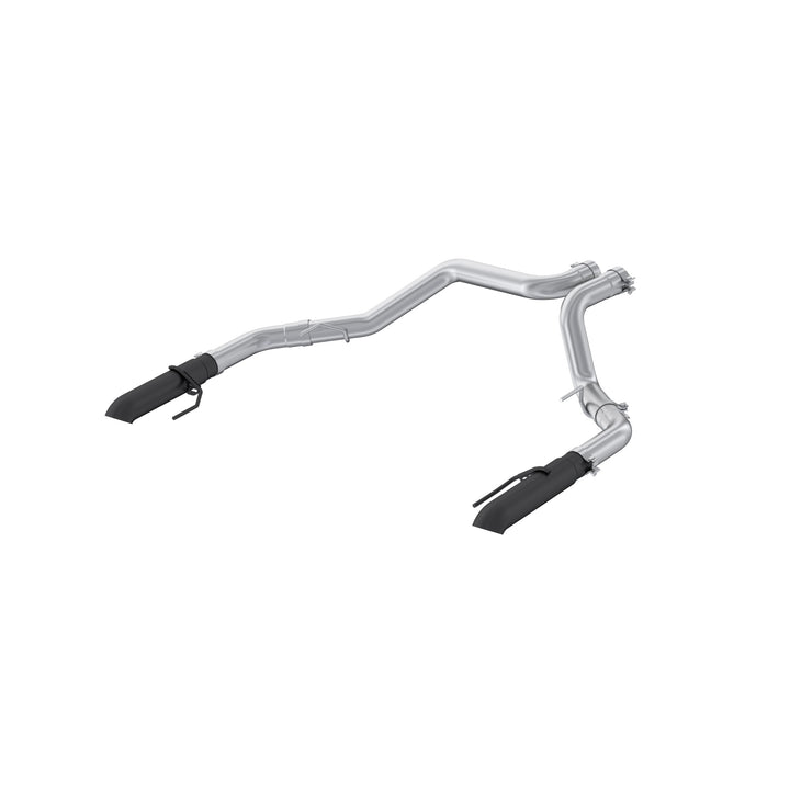 MBRP 22-Up Ford F-150 Raptor 3.5L and Raptor R 5.2L Armor BLK 3" Axle-Back Dual Split Rear Turn Down S5278BLK