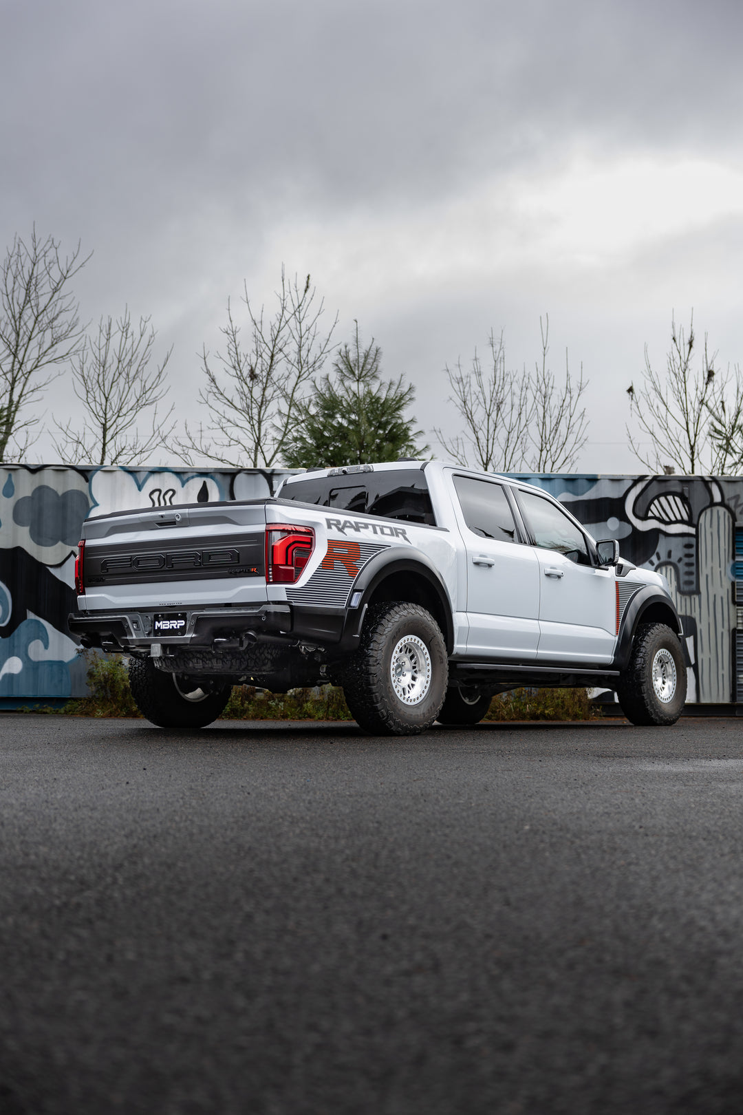 MBRP 22-Up Ford F-150 Raptor 3.5L and Raptor R 5.2L Armor BLK 3" Axle-Back Dual Split Rear Turn Down S5278BLK