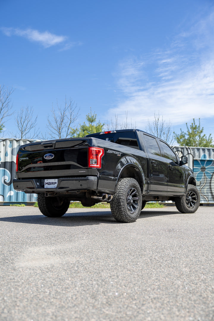 MBRP 15-20 Ford F-150 2.7L, 3.5L and 5.0L Armor Pro 3" Cat-Back Passenger Side Exit with Polished Tips S5281304