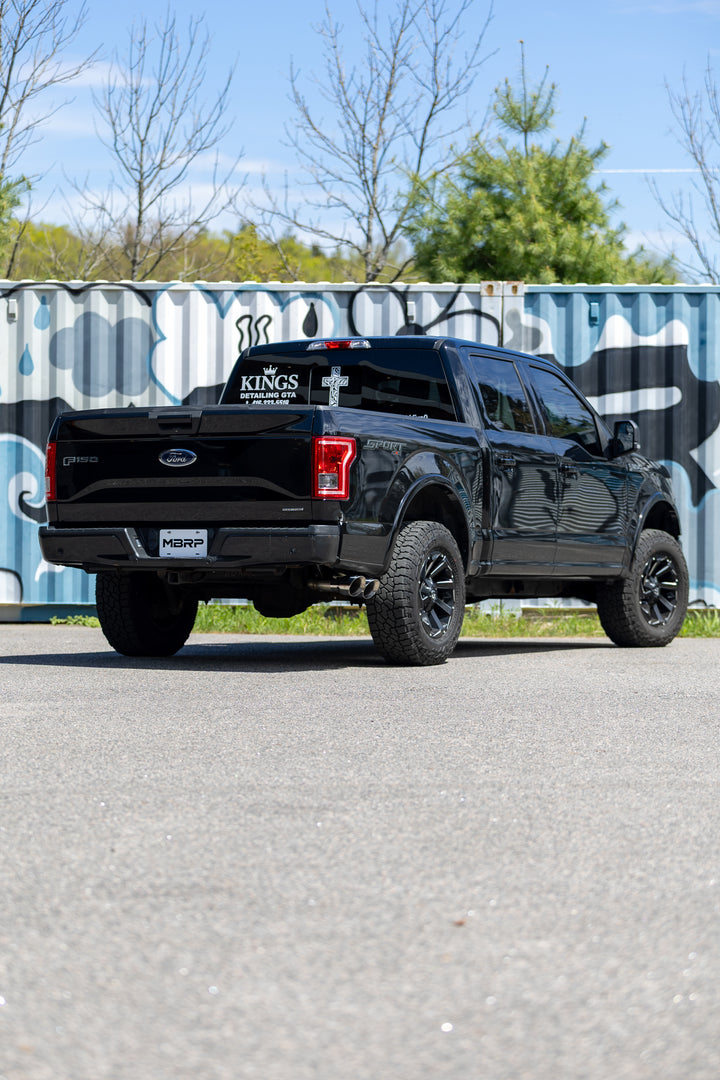 MBRP 15-20 Ford F-150 2.7L, 3.5L and 5.0L Armor Lite 3" Cat-Back Passenger Side Exit with Polished Tips S5281AL