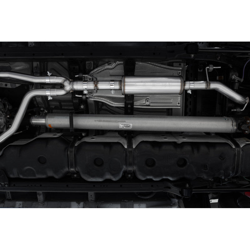 MBRP 2022-Up Toyota Tundra 3.4L Aluminized Steel 2.5" Dual Cat-Back Single Side Exit S5301AL