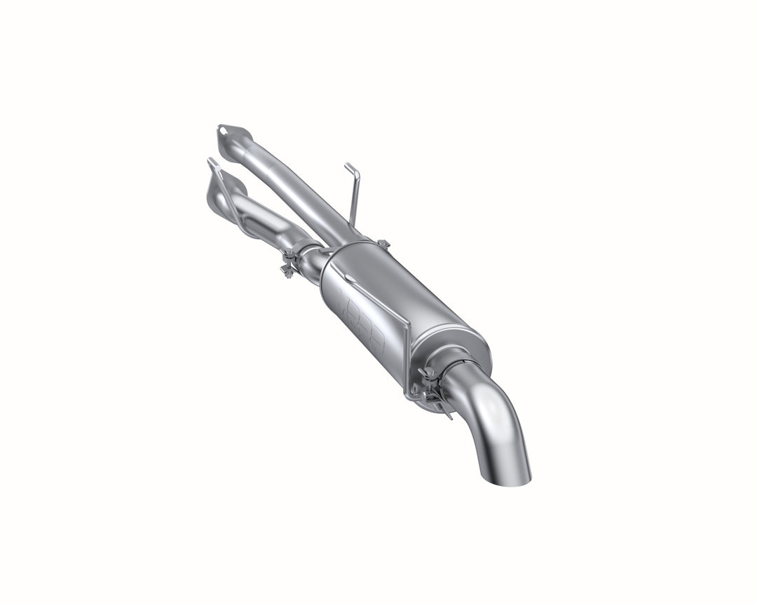 MBRP Cat Back Exhaust System Turn Down Single Aluminized Steel For 09-21 Toyota Tundra S5320AL