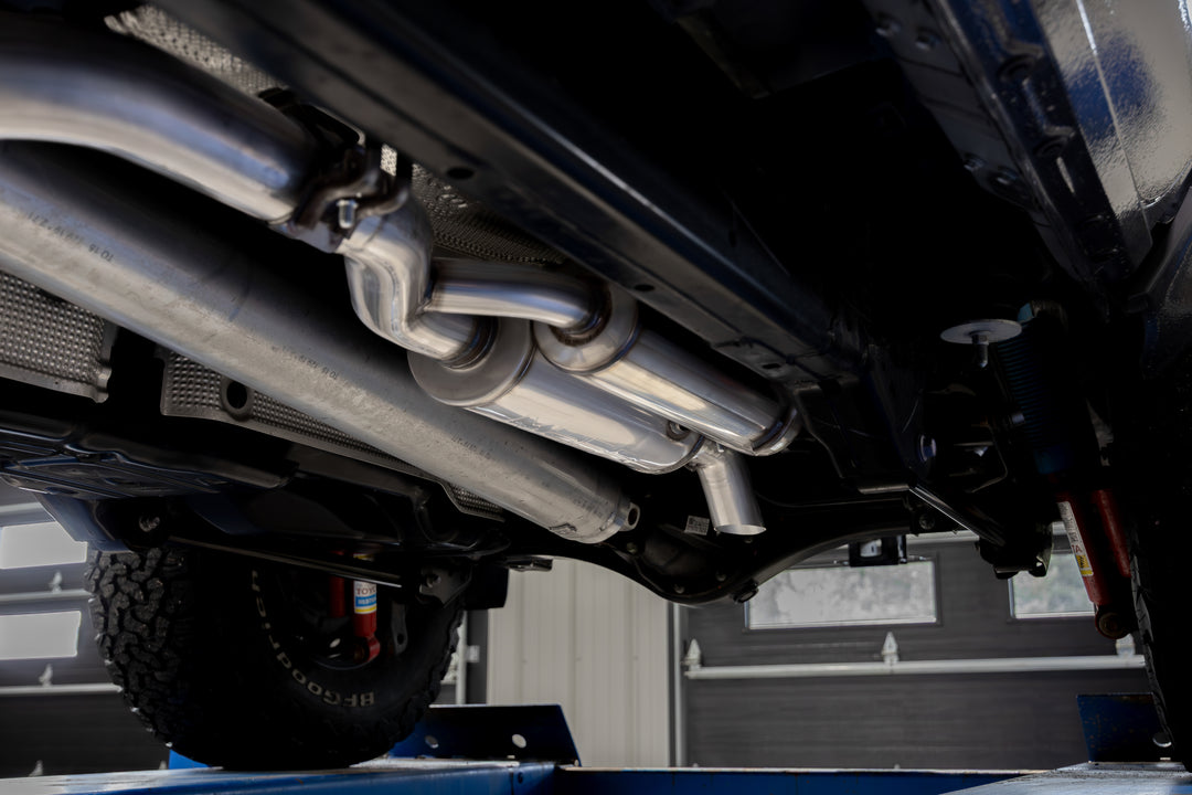 MBRP 2024-Up Toyota Tacoma 2.4L Armor Pro 3" Cat-Back Pre-Axle Turn Down S5325304