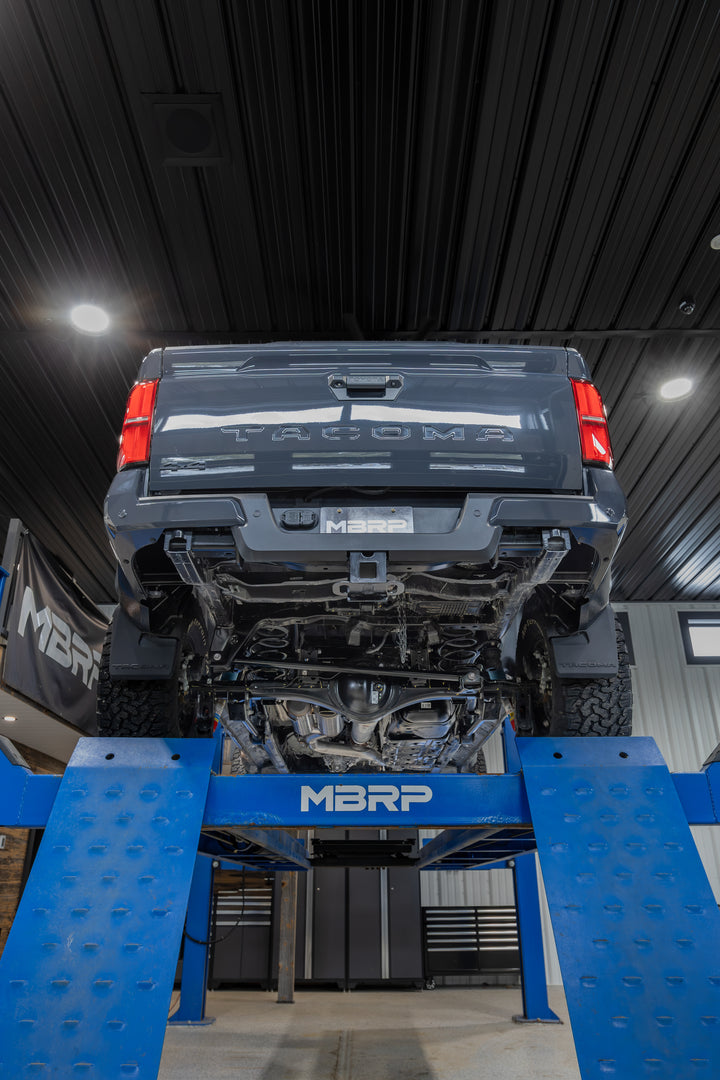 MBRP 2024-Up Toyota Tacoma 2.4L Armor Lite 3" Cat-Back Pre-Axle Turn Down S5325AL