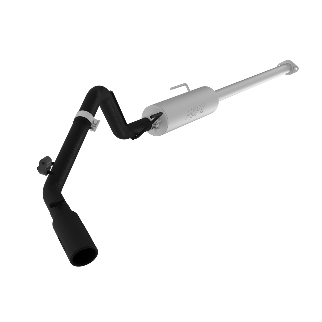 MBRP Cat Back Exhaust Single Side Black-Coated Aluminized Steel For 05-15 Toyota Tacoma 4.0L Extended S5326BLK