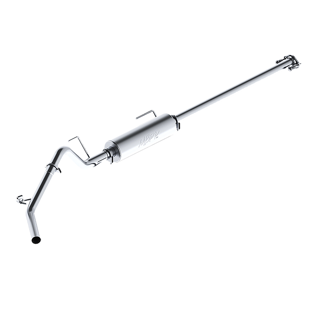 MBRP Cat Back Exhaust System Single Side Aluminized Steel, No Tip, For 05-15 Toyota Tacoma S5326P