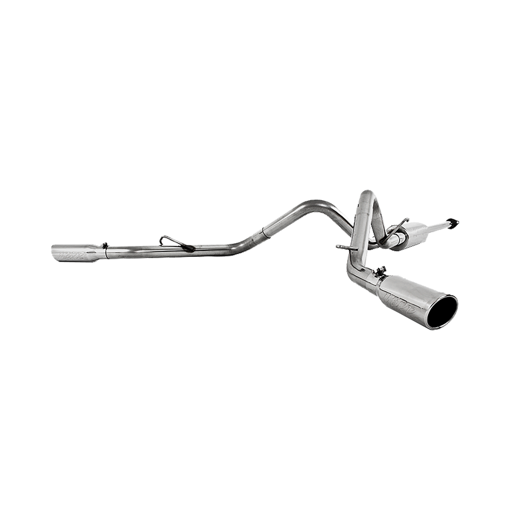 MBRP Cat Back Exhaust System Dual Split Side T409 Stainless Steel For 05-15 Toyota Toyota Tacoma S5328409