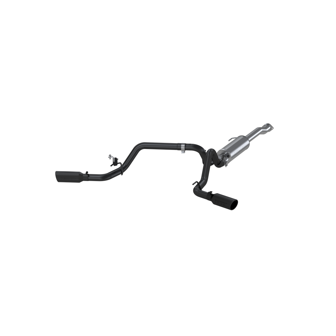 MBRP Toyota 3" Cat Back Exhaust System For 16-23 Toyota Tacoma 3.5L Dual Split Side Armor BLK Series S5340BLK