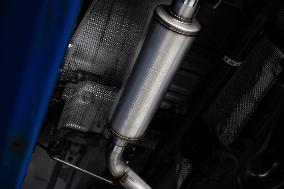 MBRP 24-Up Toyota 4Runner, Armor Pro, Overland 3" Cat-Back Single Rear, High-Clearance Turndown S5344304