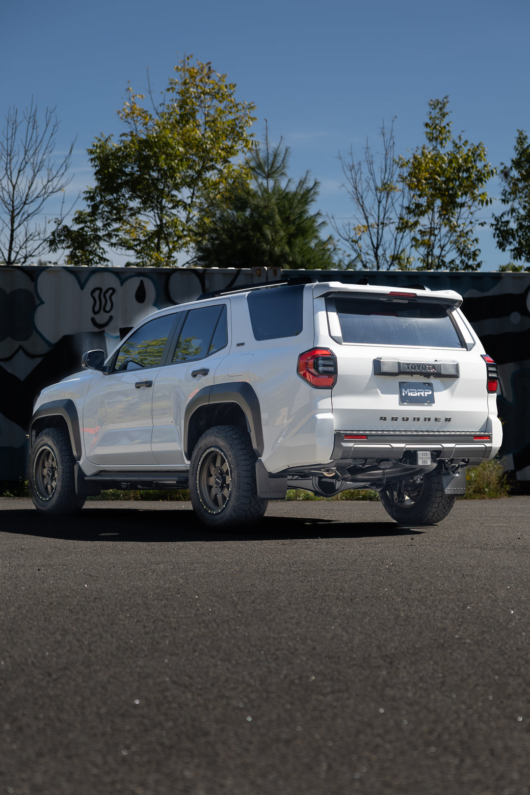 MBRP 24-Up Toyota 4Runner, Armor Pro, Overland 3" Cat-Back Single Rear, High-Clearance Turndown S5344304