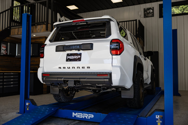 MBRP 24-Up Toyota 4Runner, Armor Lite, Overland 3" Cat-Back Single Rear, High-Clearance Turndown S5344AL