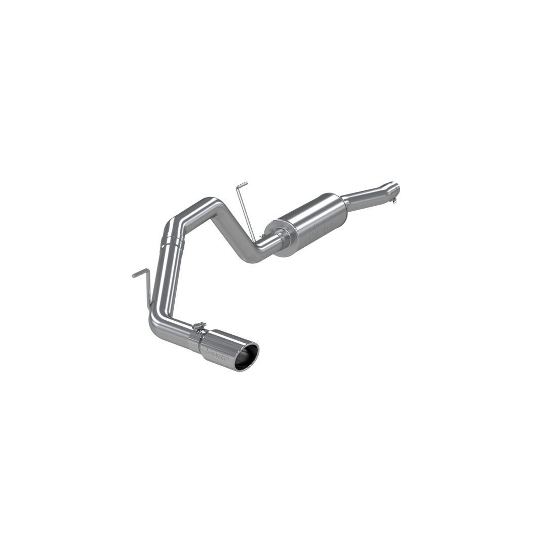 MBRP Cat Back Exhaust Single Side Aluminized Steel For 04-06 Nissan Titan 5.6L, Extended Cab/Crew Cab S5400AL