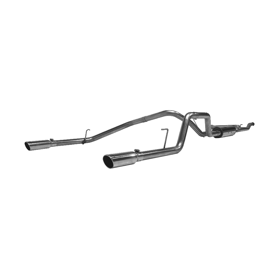 MBRP Cat Back Exhaust System Dual Split Rear T409 Stainless Steel For 04-15 Nissan Titan 5.6L S5402409