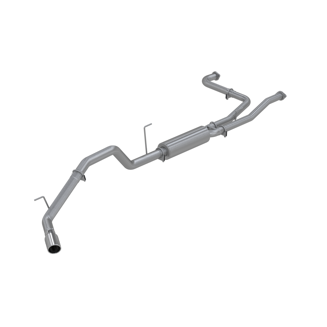 MBRP Cat Back Exhaust Single Side Aluminized Steel For 04-15 Nissan Titan 5.6L, Extended Cab/Crew Cab S5404AL