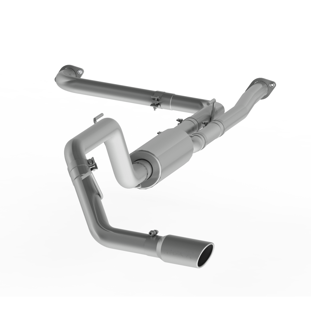 MBRP 3" Cat Back Exhaust System Single Side Aluminized Steel For 16-20 Nissan 5.6L Titan XD S5408AL