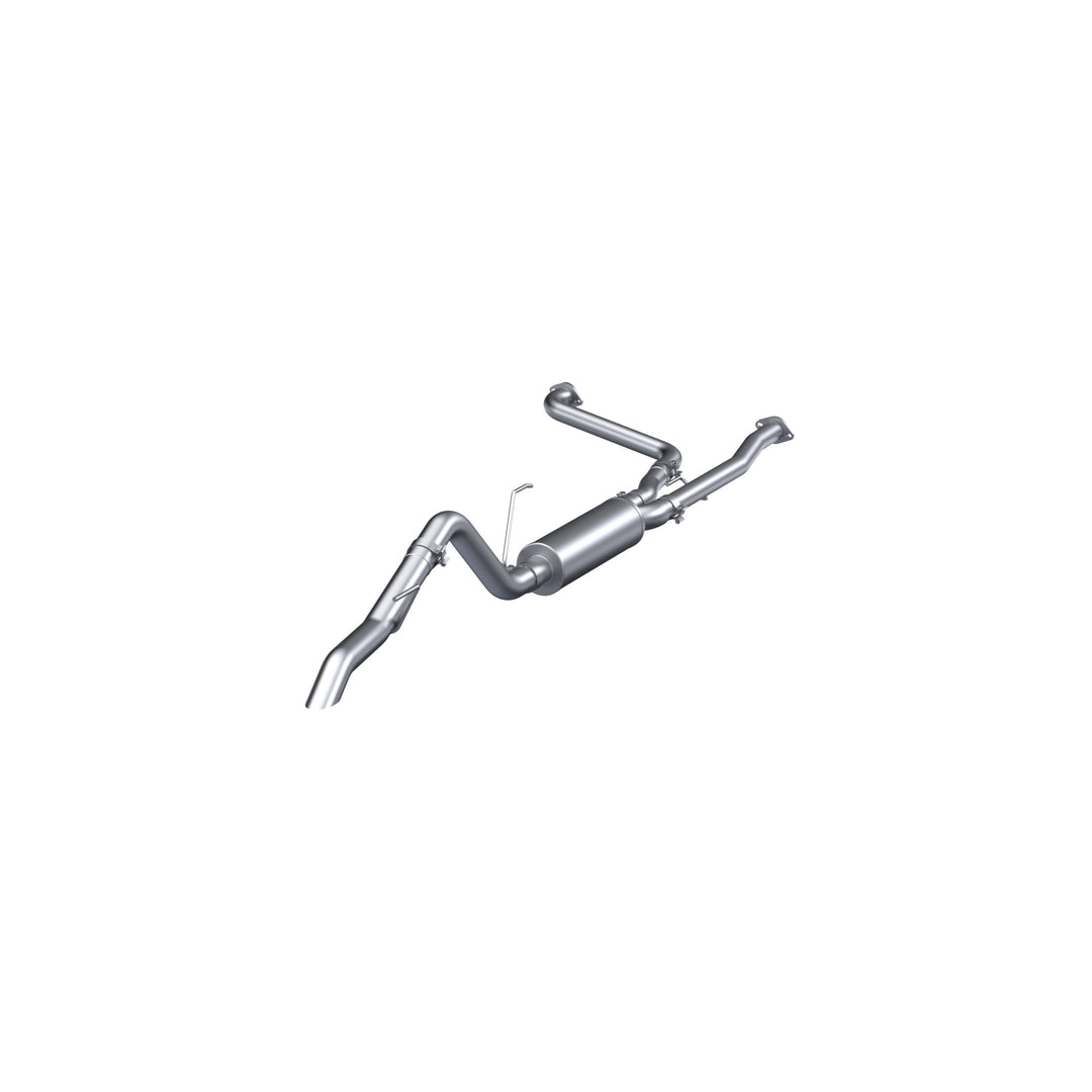 MBRP 2022-Up Nissan Frontier 3.8L Turn Down T304 2.5" Cat-Back 3" Single High Clearance Rear Exit S5409304