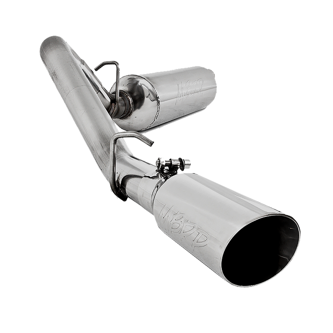 MBRP Jeep TJ Cat Back Exhaust System Single Side T409 Stainless Steel For 00-06 Wrangler TJ S5500409