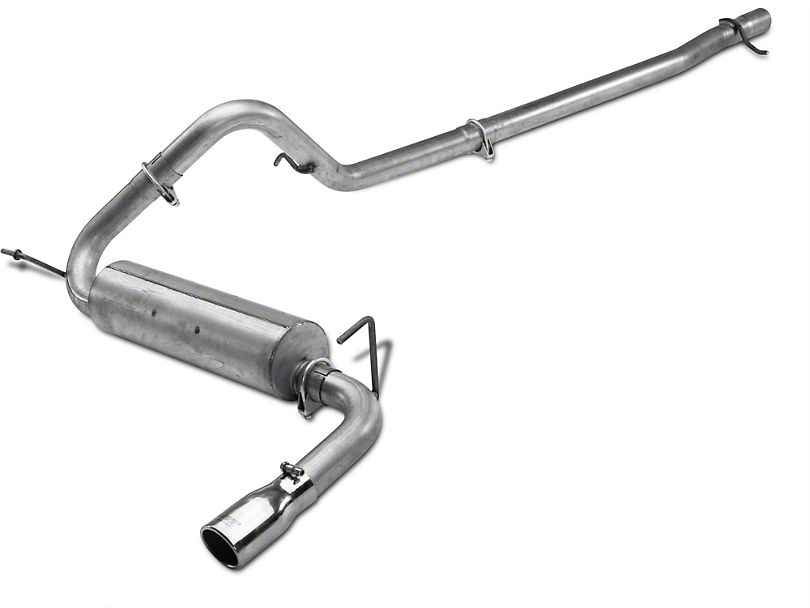 MBRP Jeep JK Cat Back Exhaust System Single Rear Exit For 12-18 Wrangler Rubicon JK 3.6L 2/4 Door S5526AL