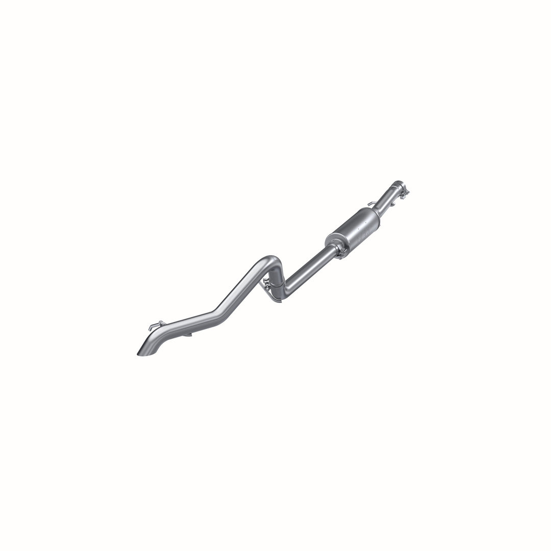 MBRP Cat Back Exhaust Single Rear Exit Off Road Aluminum For 12-18 Jeep Wrangler/Rubicon JK 3.6L V6 2/4 S5530AL