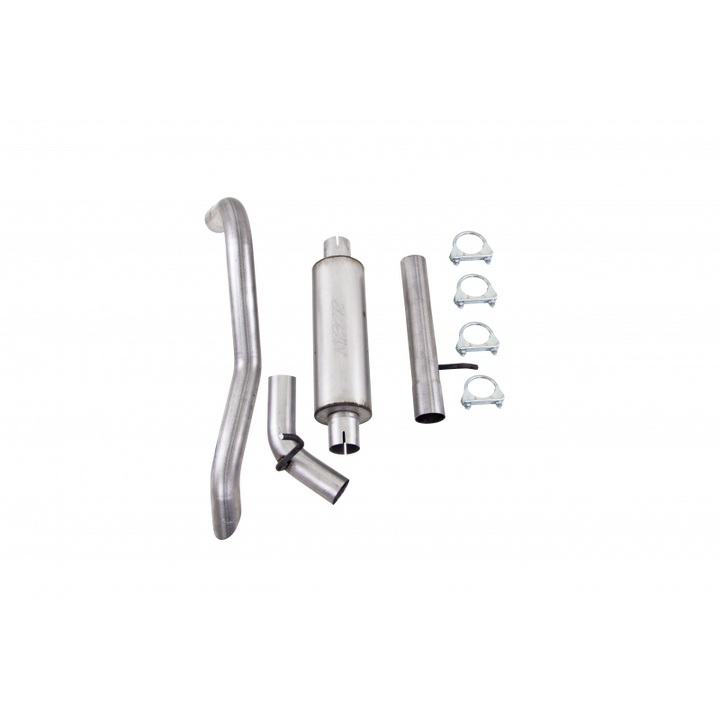 MBRP Cat Back Exhaust Single Rear Exit Off Road Aluminum For 12-18 Jeep Wrangler/Rubicon JK 3.6L V6 2/4 S5530AL