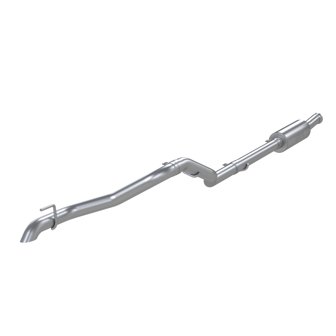 MBRP Jeep Cat Back Exhaust System Off-Road Single Rear Exit Armor Lite Series For 20-Up Jeep Gladiator 3.6L S5537AL