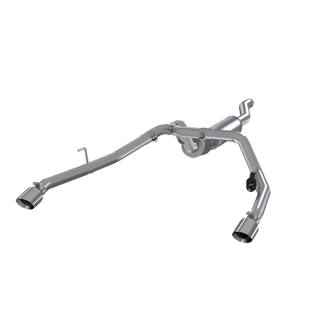 MBRP Jeep 2.5" Cat Back Exhaust System Dual Rear Exit Armor Lite Series For 20-Up Jeep Gladiator 3.6L S5538AL