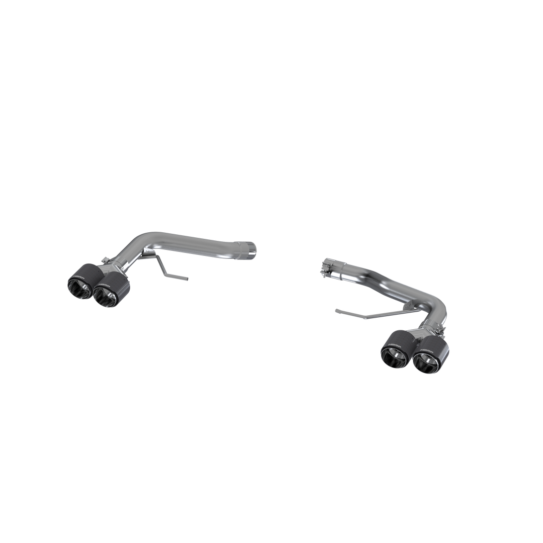 MBRP Porsche 2.5" Axle Back Dual Split Rear Bypass Armor Pro Carbon Fiber Tips For 14-Up Porsche Macan S56023CF