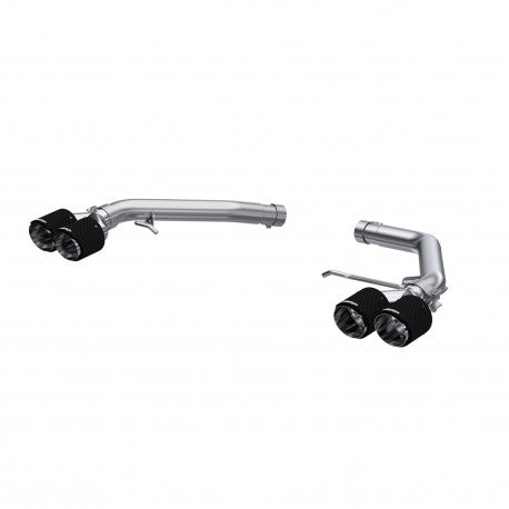 MBRP 2014-2017 Audi SQ5 3.0T 2.5" Axle-Back Dual Rear Exit T304 Stainless Steel with Quad Carbon Fiber S56033CF
