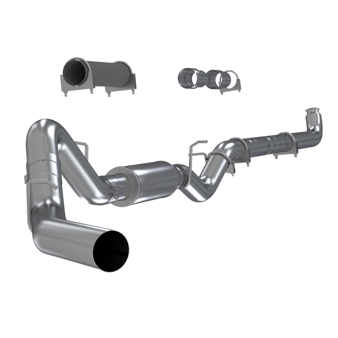 MBRP 4" Single Side Aluminized Steel For 01-07 Silverado/Sierra 2500/3500 Duramax Classic Extended/Crew Cab S6004P