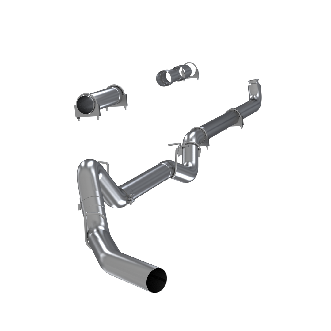 MBRP 4" Single Side Exhaust Pipe T409 Stainless Steel For 01-07 Silverado/Sierra 2500/3500 Duramax Classic S6004SLM