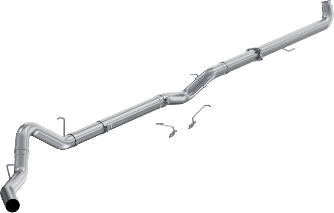 MBRP 2001-2004 Chevrolet/GMC Silverado/Sierra 2500/3500 6.6L EC/CC 4" Downpipe-Back Single Side Exit T409 S6005SLM