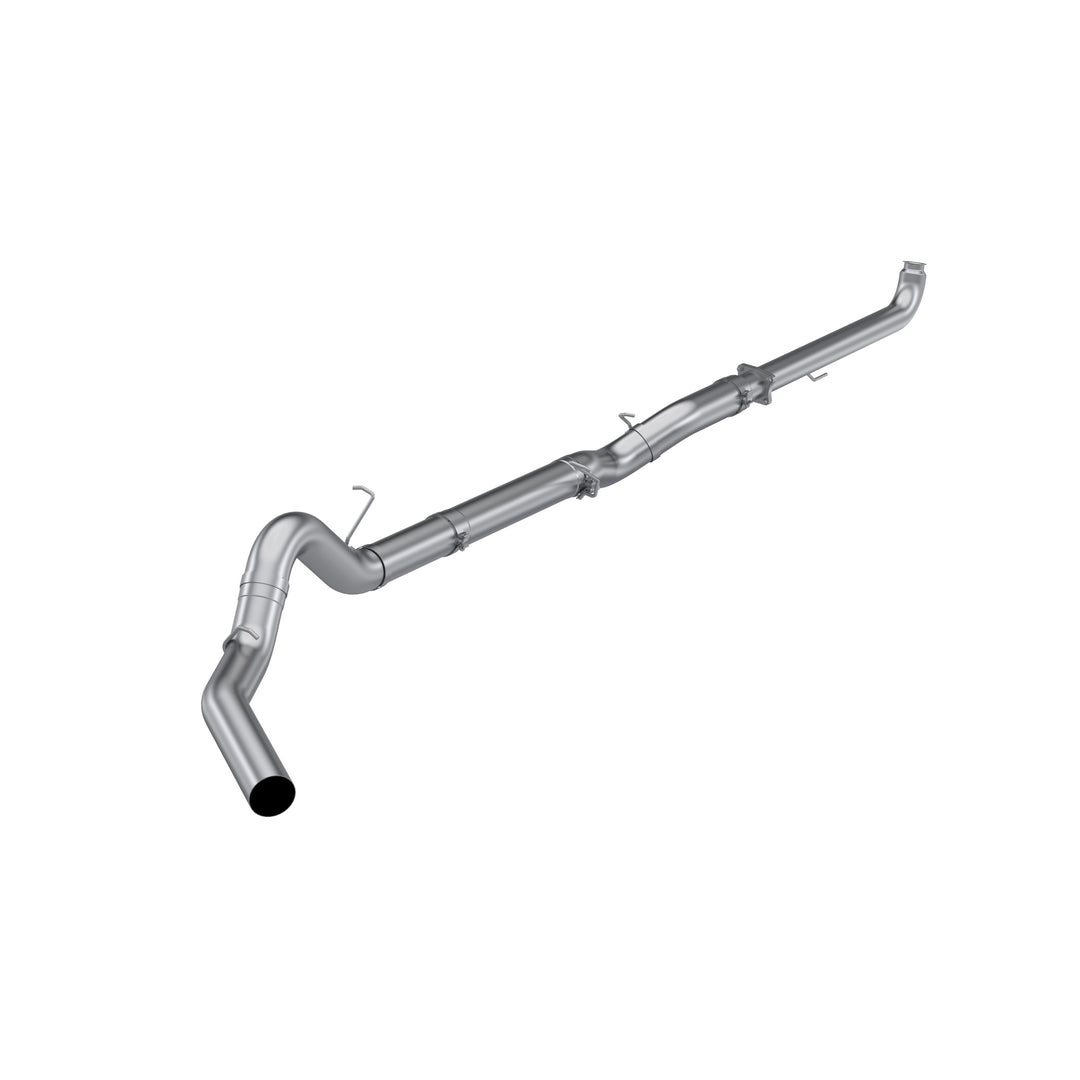 MBRP Aluminized Steel 5" Downpipe Back Single Side Exit 01-04 Silverado/Sierra 2500/3500 6.6L Duramax S60210PLM