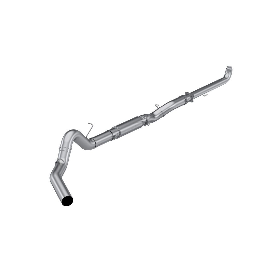 MBRP Aluminized Steel 5" Downpipe Back Single Side Exit 01-04 Silverado/Sierra 2500/3500 6.6L Duramax EC/CC S60210P