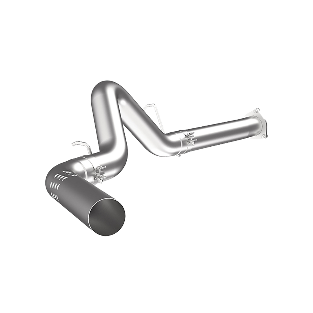 MBRP 4" Filter Back- Single Side For 07-10 Silverado/Sierra 2500/3500 Duramax All LMM T409 Stainless Steel S6026SLM