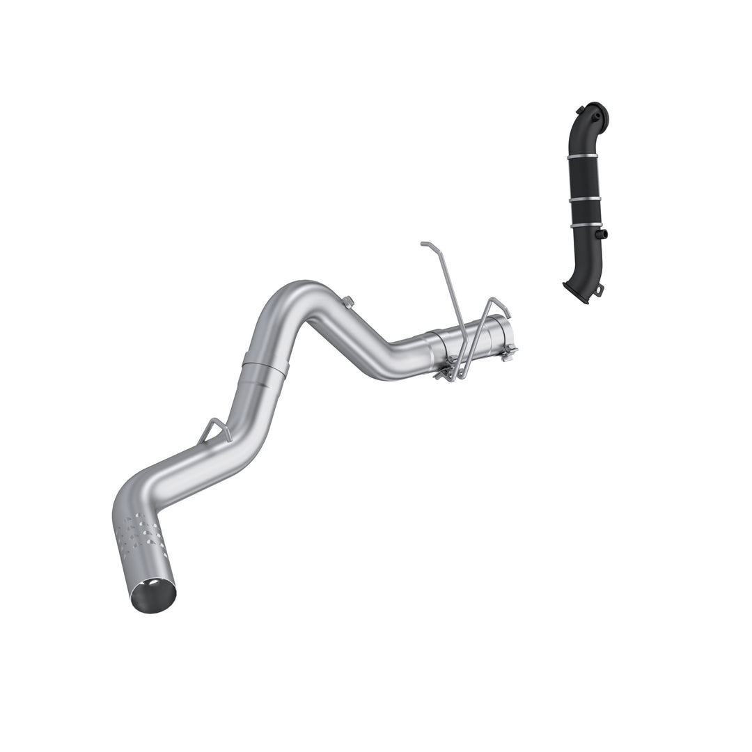 MBRP 11-15 Chevrolet/GMC 2500/3500 EC/CC 6.6L Duramax, Armor Lite 4" Filter-Back Single Side Exit S6050PLM