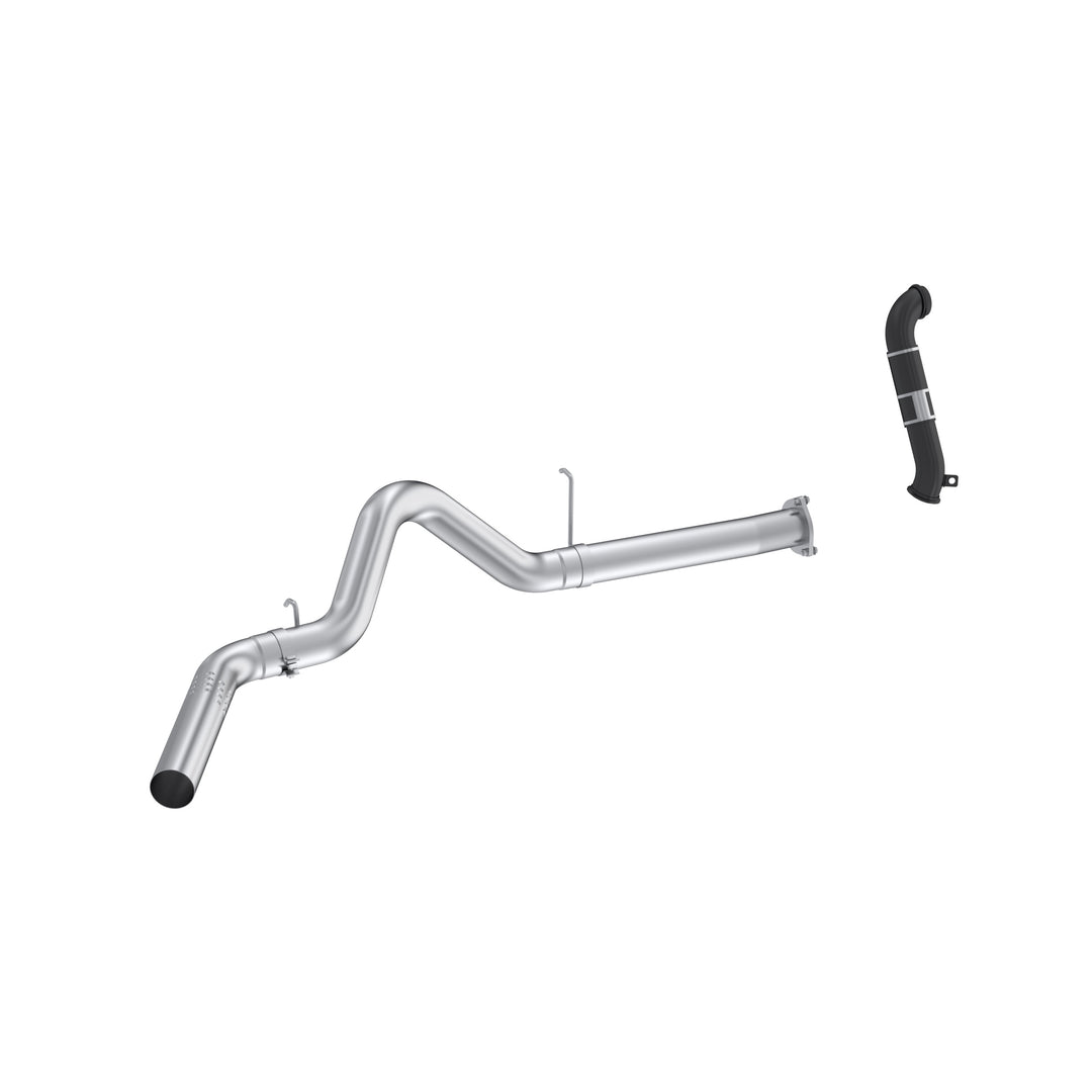 MBRP 07-10 Chevrolet/GMC 2500/3500 EC/CC 6.6L Duramax, Armor Lite 4" Filter-Back Single Side Exit S6052PLM
