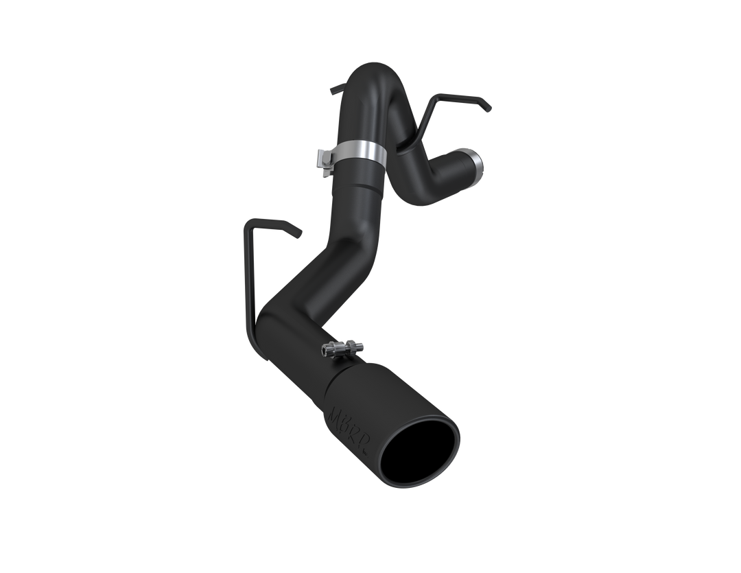 MBRP Colorado/Canyon 3" Filter Back Single Side For 16-22 Colorado/Canyon Duramax 2.8L Armor Black S6058BLK