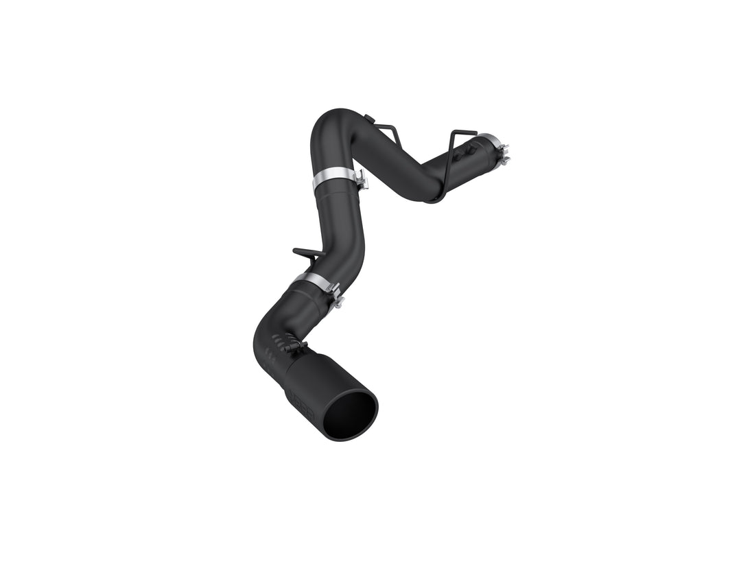 MBRP 20-25 Silverado/Sierra 2500/3500 Armor BLK Black Coated Aluminized Steel 4" Filter Back Single Side S6059BLK