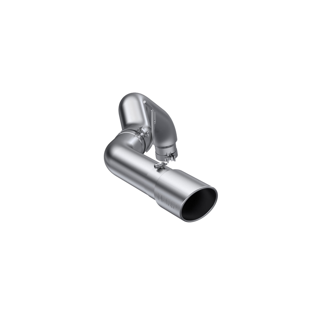 MBRP 5" Filter Back Single Side T409 Stainless Steel For 19-Up RAM 2500/3500 Cummins 6.7L 13-18 RAM S61640409