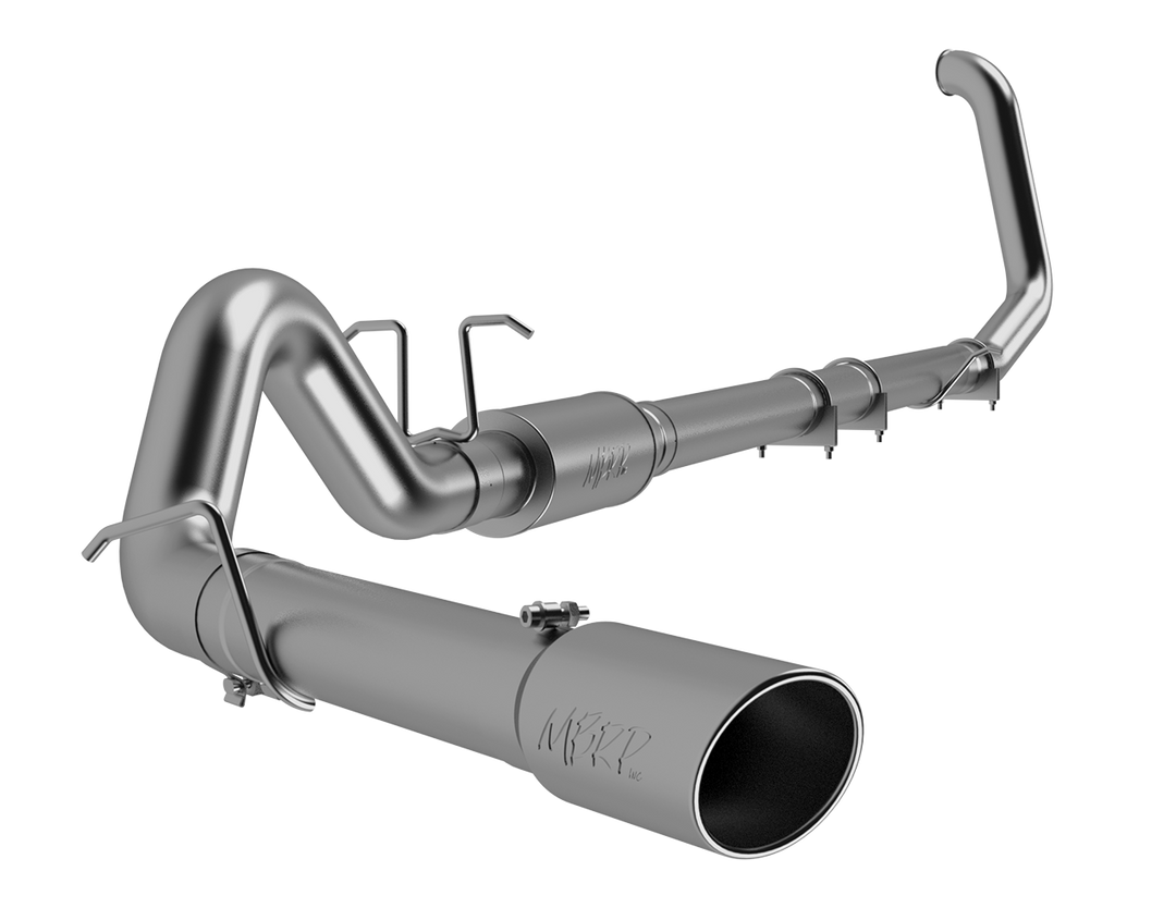 MBRP 4" Turbo Back Single Side Exit Aluminized Steel For 99-03 Ford F-250/350 7.3L Powerstroke S6200AL