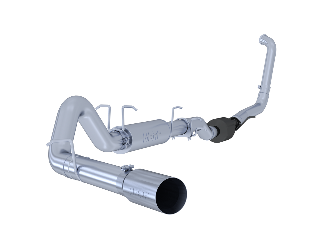 MBRP 4" Turbo Back Single Side Exit T304 Stainless Steel For 03-07 Ford F-250/350 6.0L Extended Cab/Crew S6212304