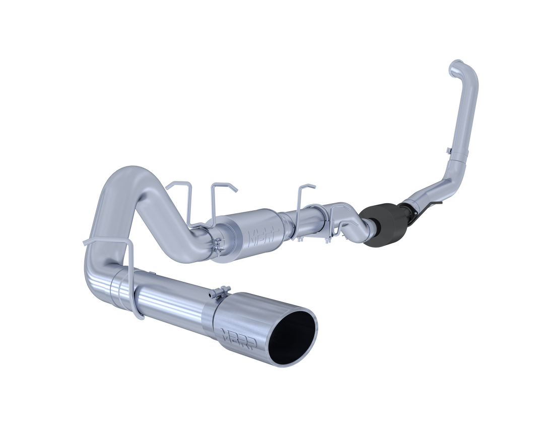 MBRP 4" Turbo Back Single Side Exit Aluminized Steel For 03-07 Ford F-250/350 6.0L Extended Cab/Crew Cab S6212AL