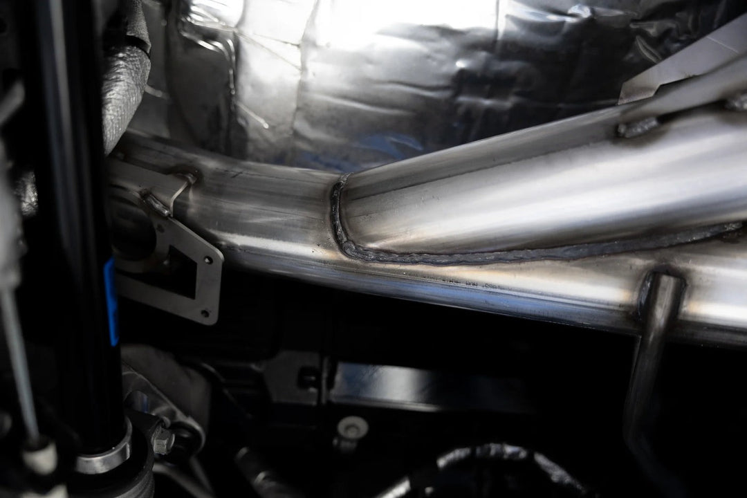 MBRP 14-19 Chevrolette Corvette C7 6.2L Armor Pro 3" Axle Back, Muffler Bypass, Quad Outlet with Black S7008304BT