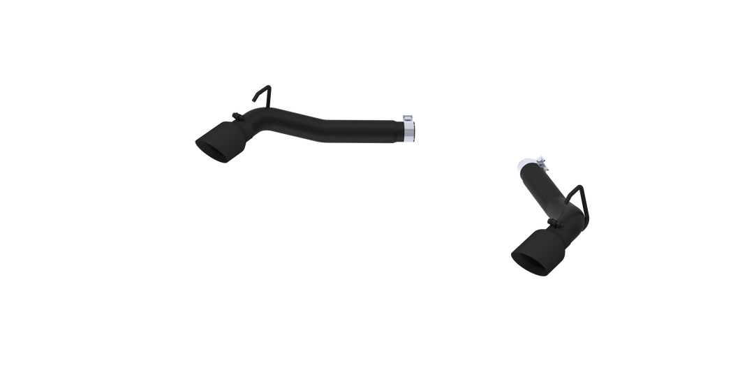 MBRP 3" Axle Back Muffler Bypass For 10-15 Chevrolet Camaro 6.2L Black Coated S7019BLK